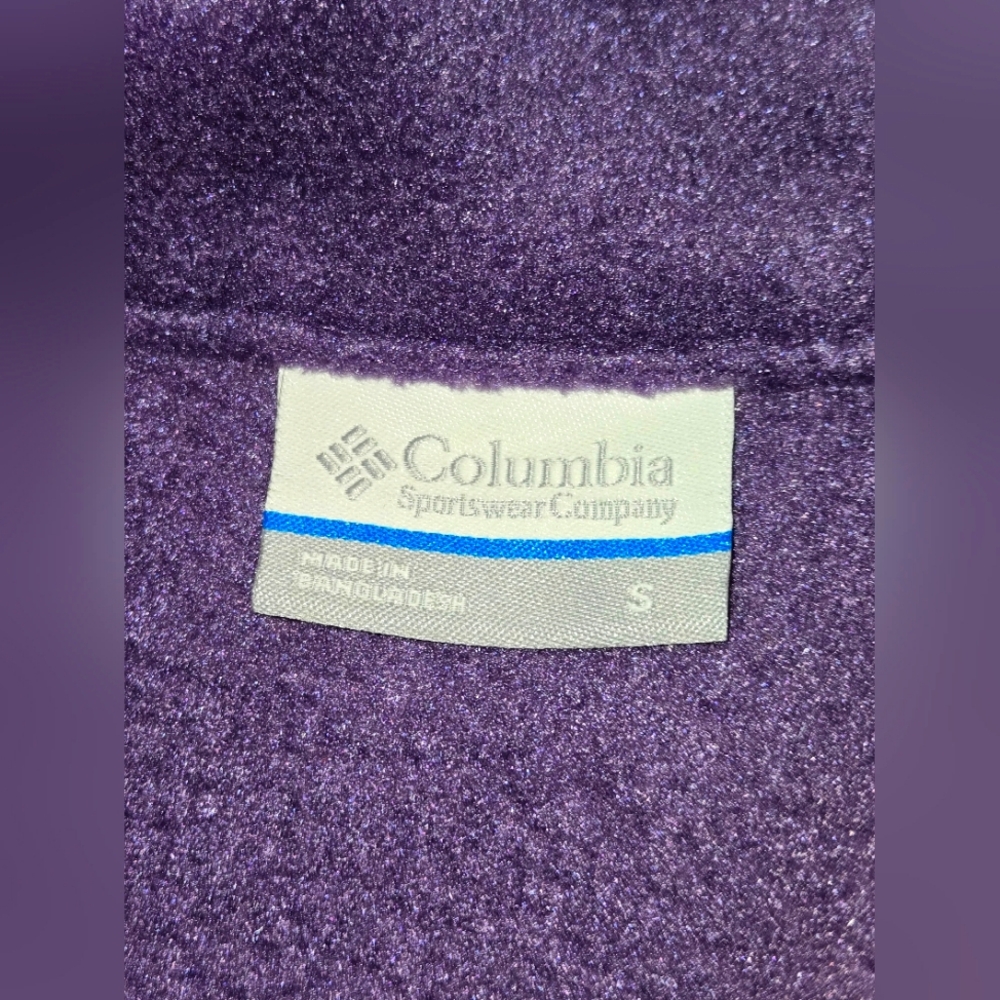 Columbia Women's Purple Fleece Vest - Picture 9 of 10